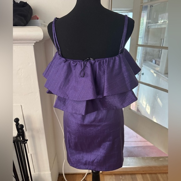 Zara Purple Iridescent dress - Picture 8 of 9